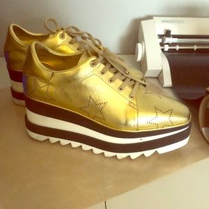 Stella McCartney Platform Wedge Sneaker WORN 2x!